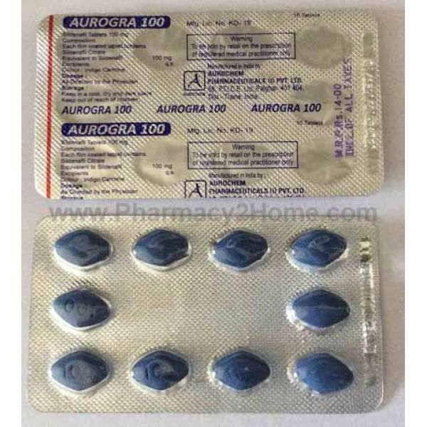 Aurogra 100 Mg (Sildenafil Citrate) Aurogra 100 Mg (Sildenafil Citrate)